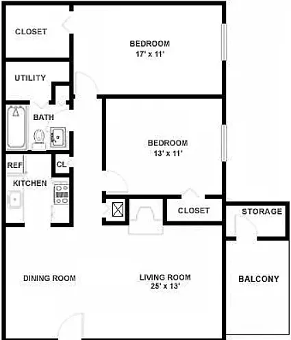 Floor plan B1