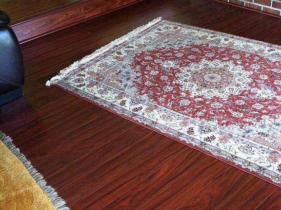 Living room hardwood floors