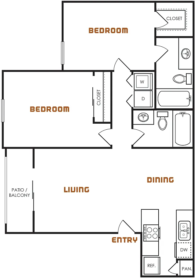 Floor plan B2R
