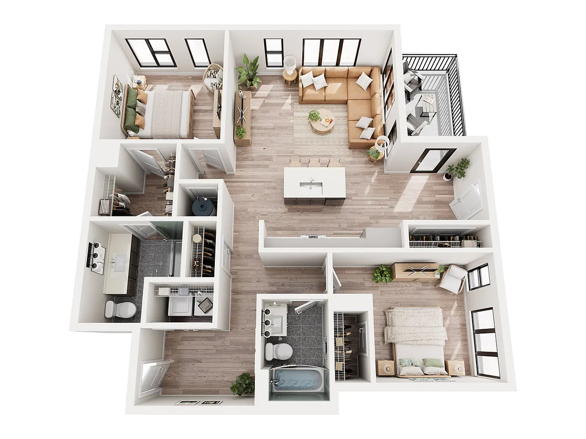 Floor plan Laura Walk-Up