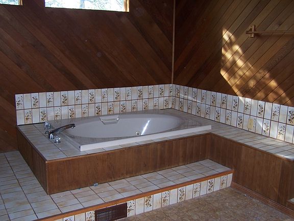 jetted spa tub/ master bath