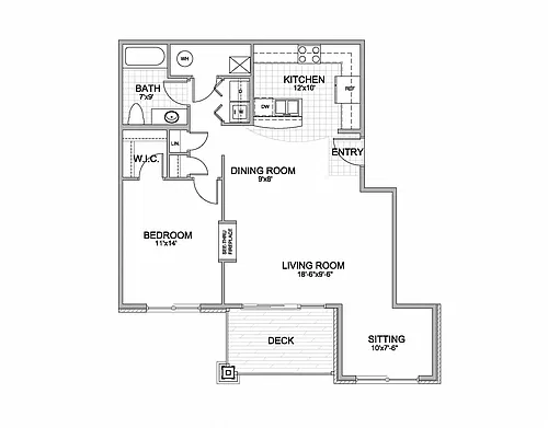 Floor plan Sunshine (Flat)