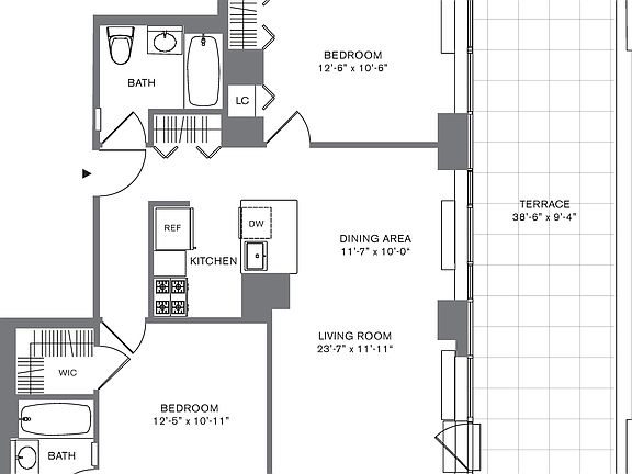 2nd image of 88 Leonard St #1503