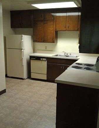 Spacious kitchen.