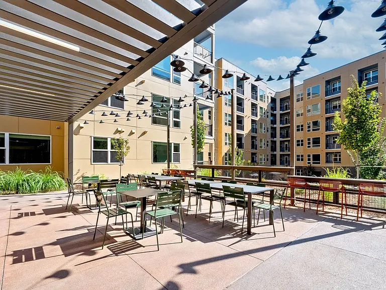 Outdoor courtyard