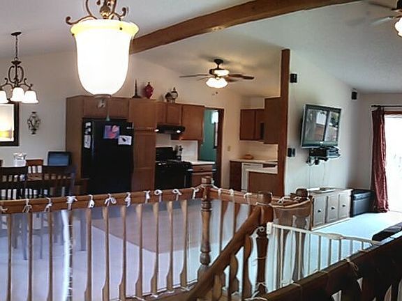 Main floor living/dining/kit