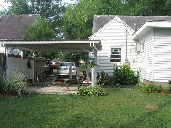 carport and patio