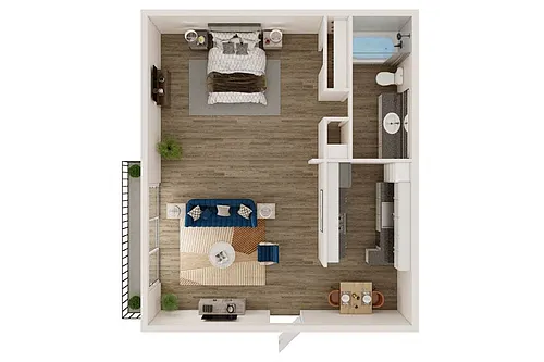 Floor plan E1