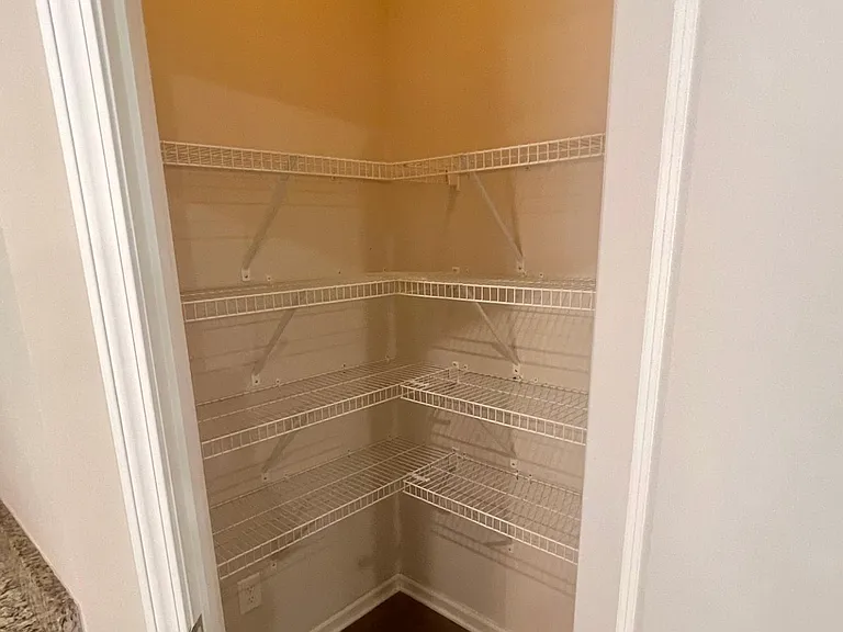 Large walk-in pantry in the kitchen