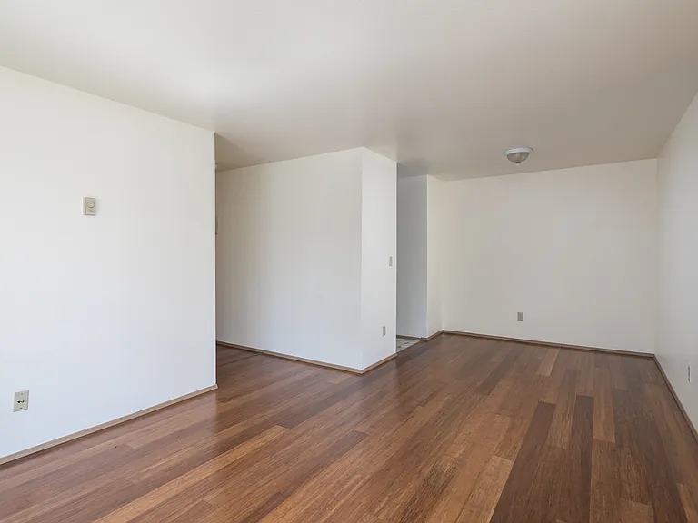 Living room looking to dining area