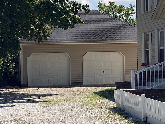 Garage door to the left belongs to Apartment A