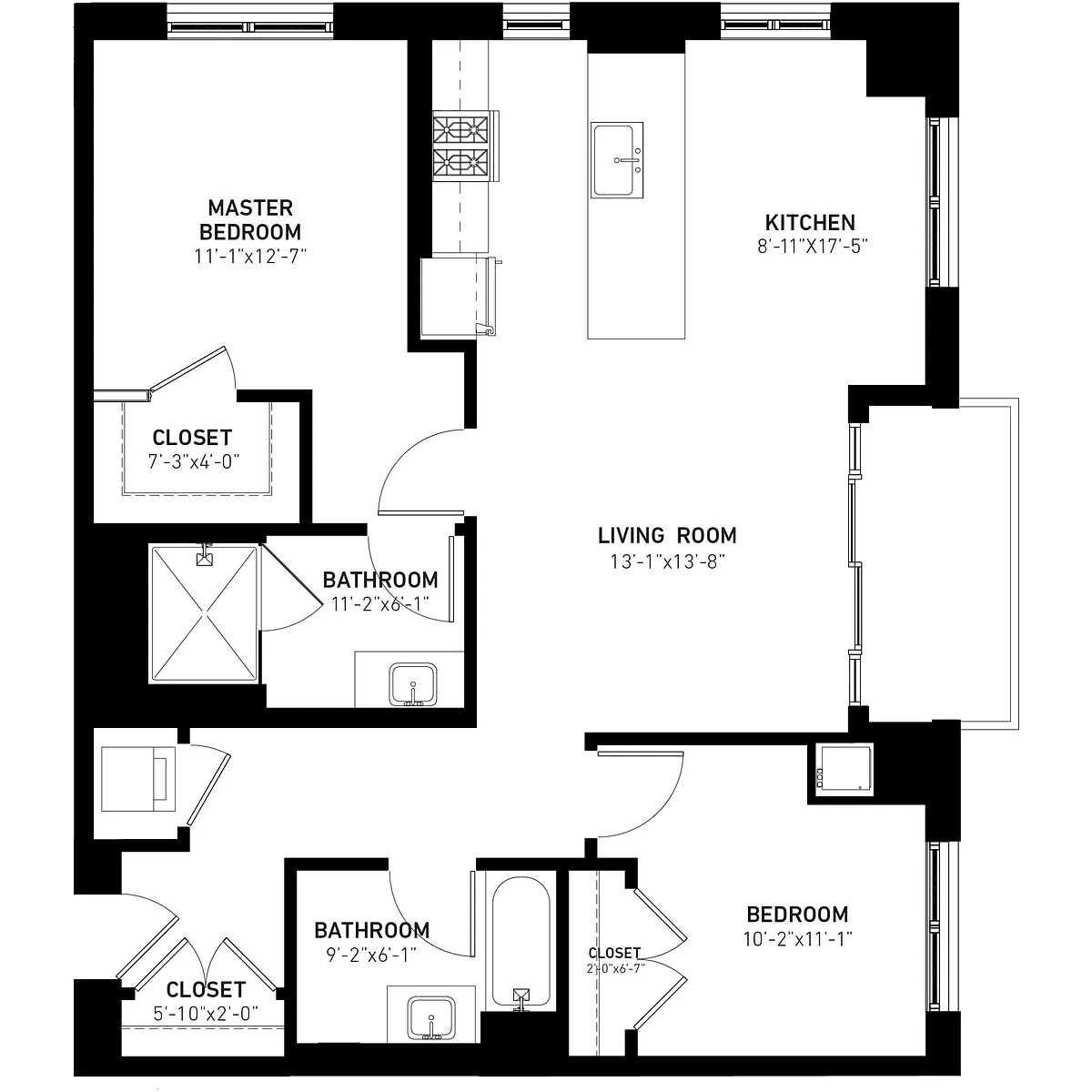 Floor plan B7