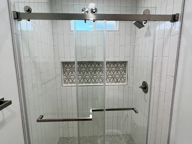 Master Bedroom luxury tile shower.