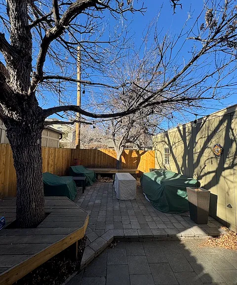 Great private, quiet backyard