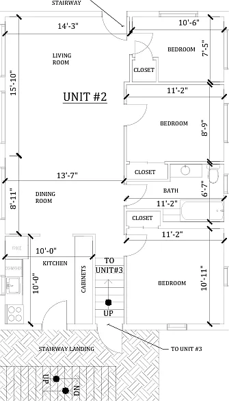 3 bed, 1000 sqft, $2,850 — Photo 2