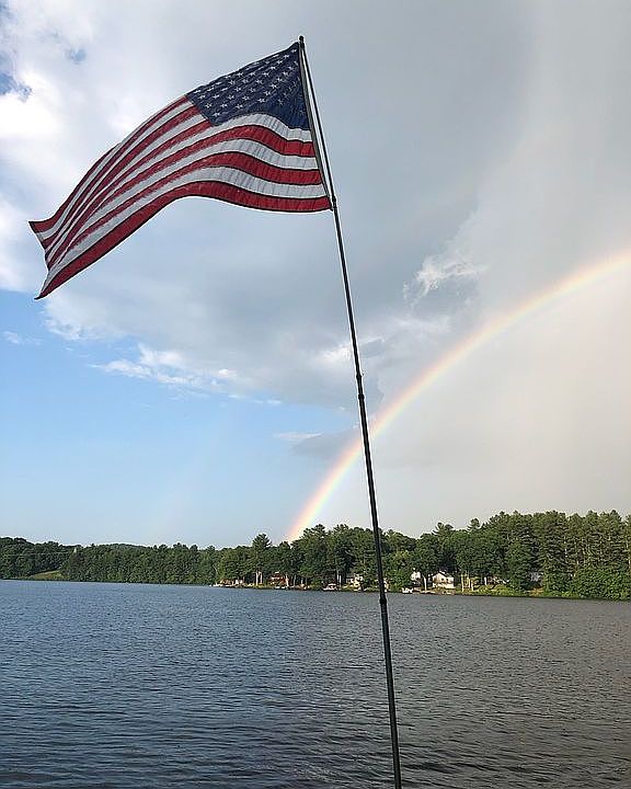 Rainbow on July 4th