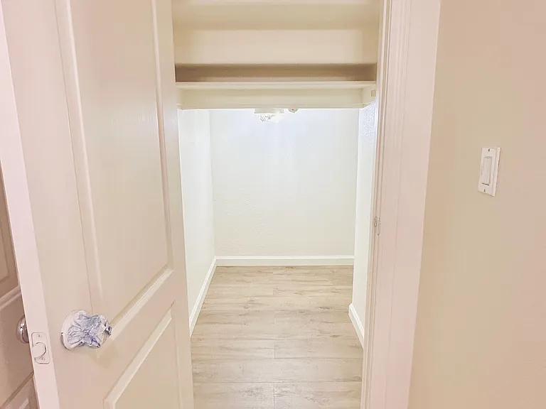 Huge closet space (wine cellar) under the stairs
