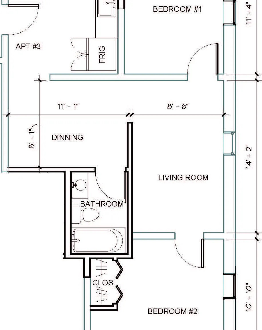 2 bed, 626 sqft, $1,350 — Photo 1