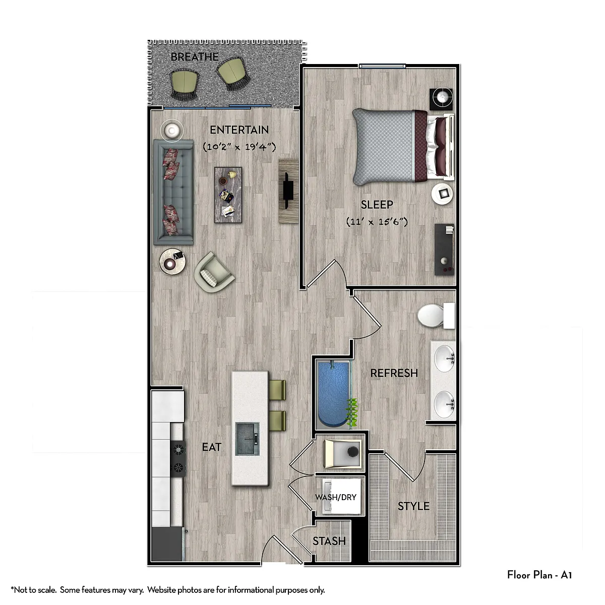 Floor plan A1A