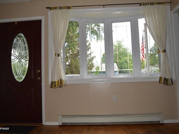 Main entrance and bay window