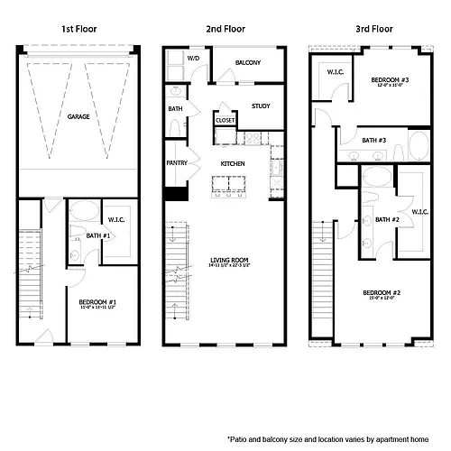 Floor plan AH TH C1
