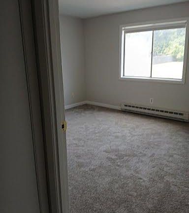Bedroom, freshly painted, new carpet
