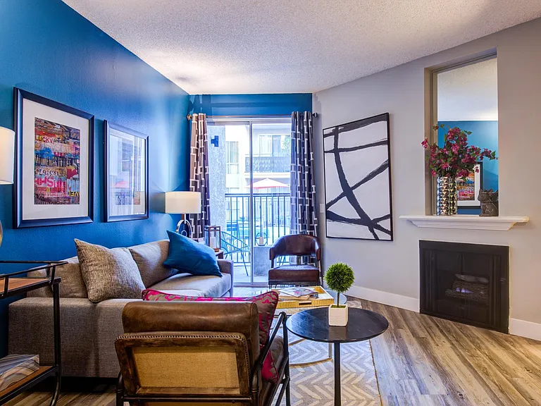 1 BD Model Unit - Living Room