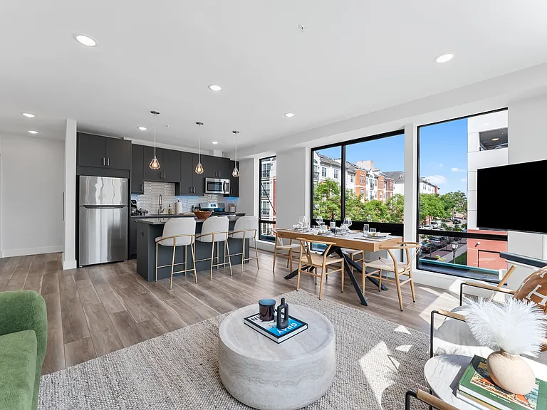 Two Bedroom Apartment - Kitchen and Living Room