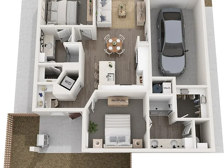 2x2 934sq.ft. Ranch 2x2 934sq.ft. Ranch