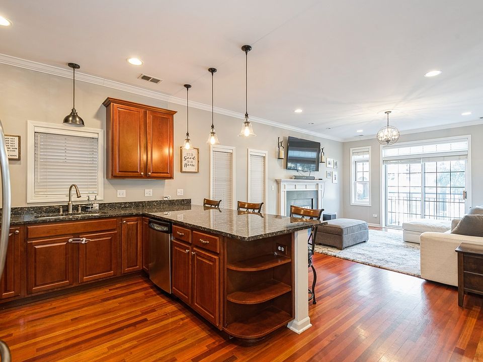 Open chefs kitchen with plenty of cabinets