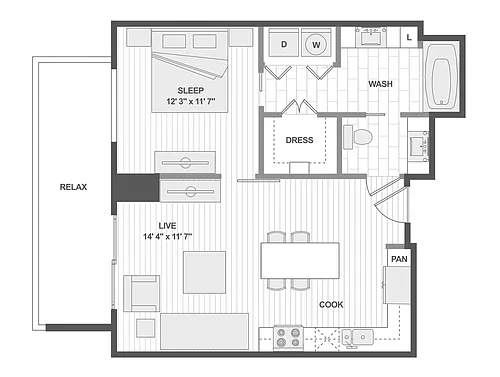 Floor plan A2
