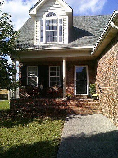 Front Porch (just a portion of front of home before Landscaping renovation)