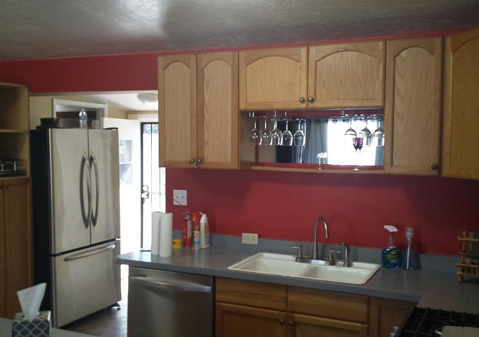 open kitchen from family room