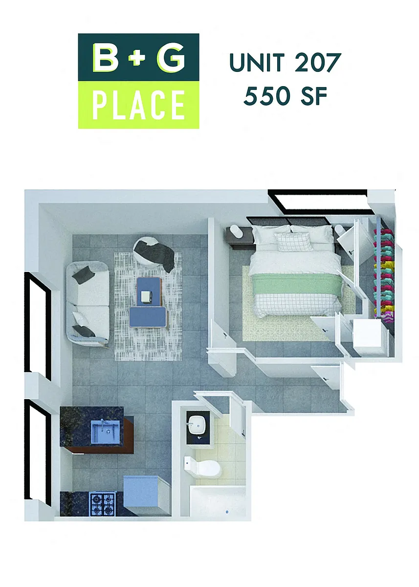 Floor plan 207