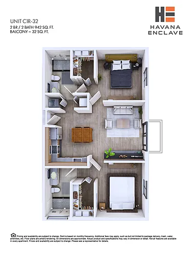 Floor plan C1R-32