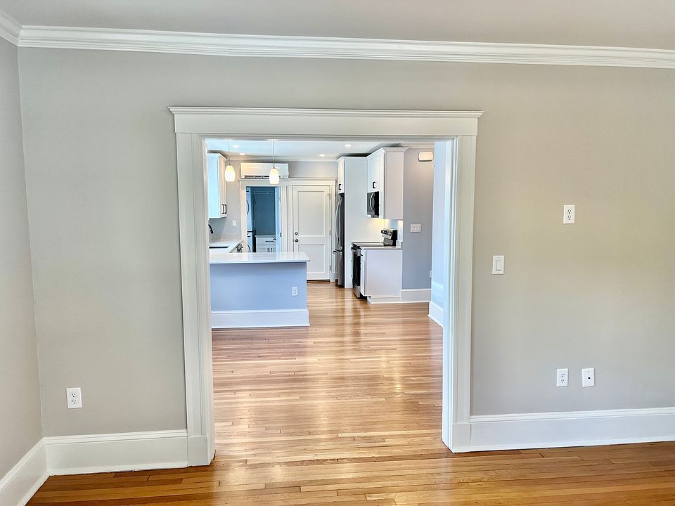 Living room into kitchen