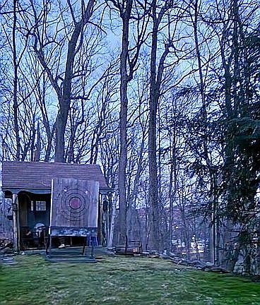 Rear of backyard
