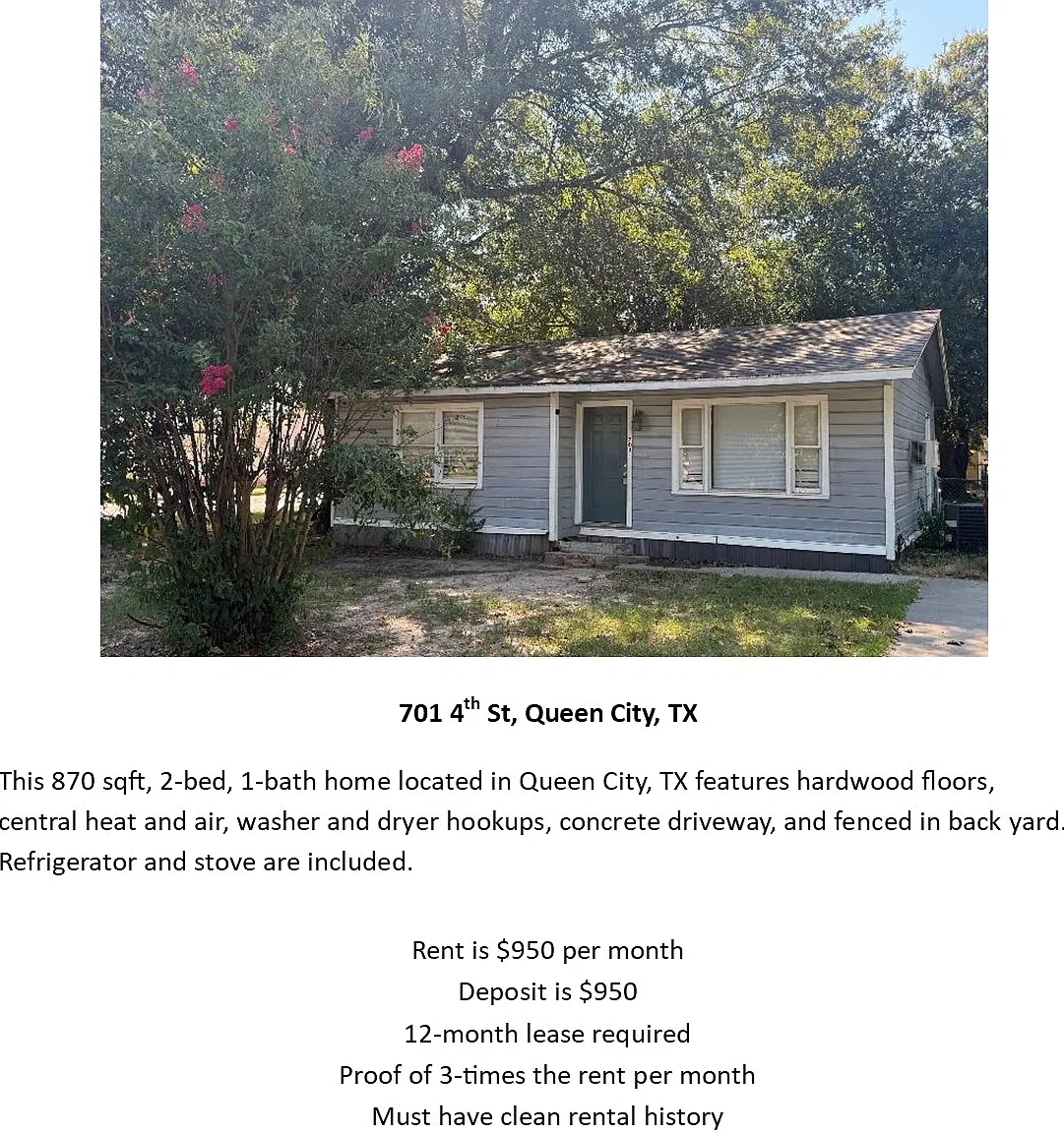 2 bed, 870 sqft, $950 — Photo 1