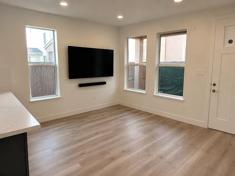 Living room without furniture