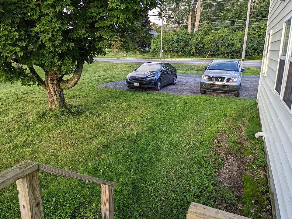View from back entry facing parking.