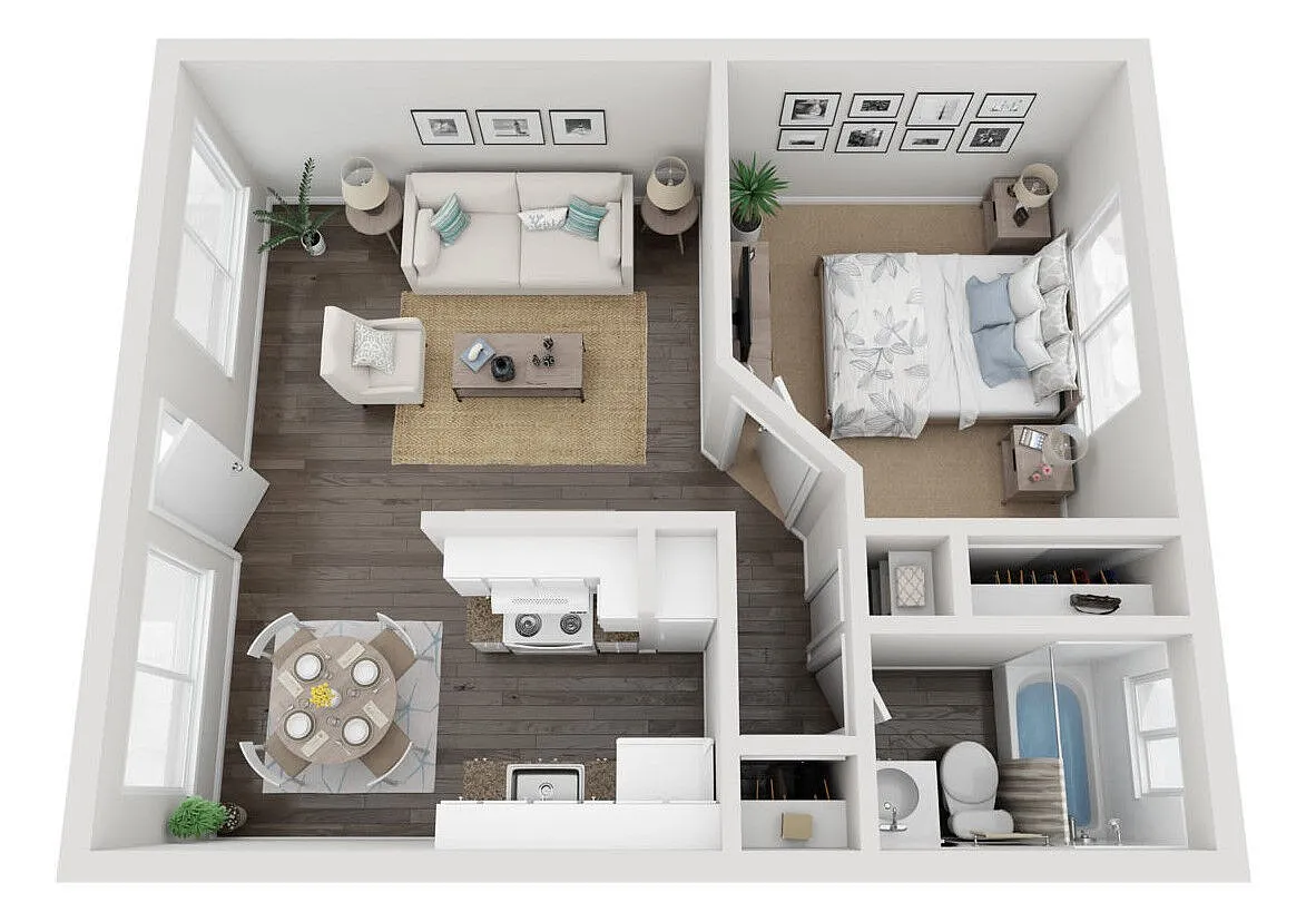Floor plan 1X1