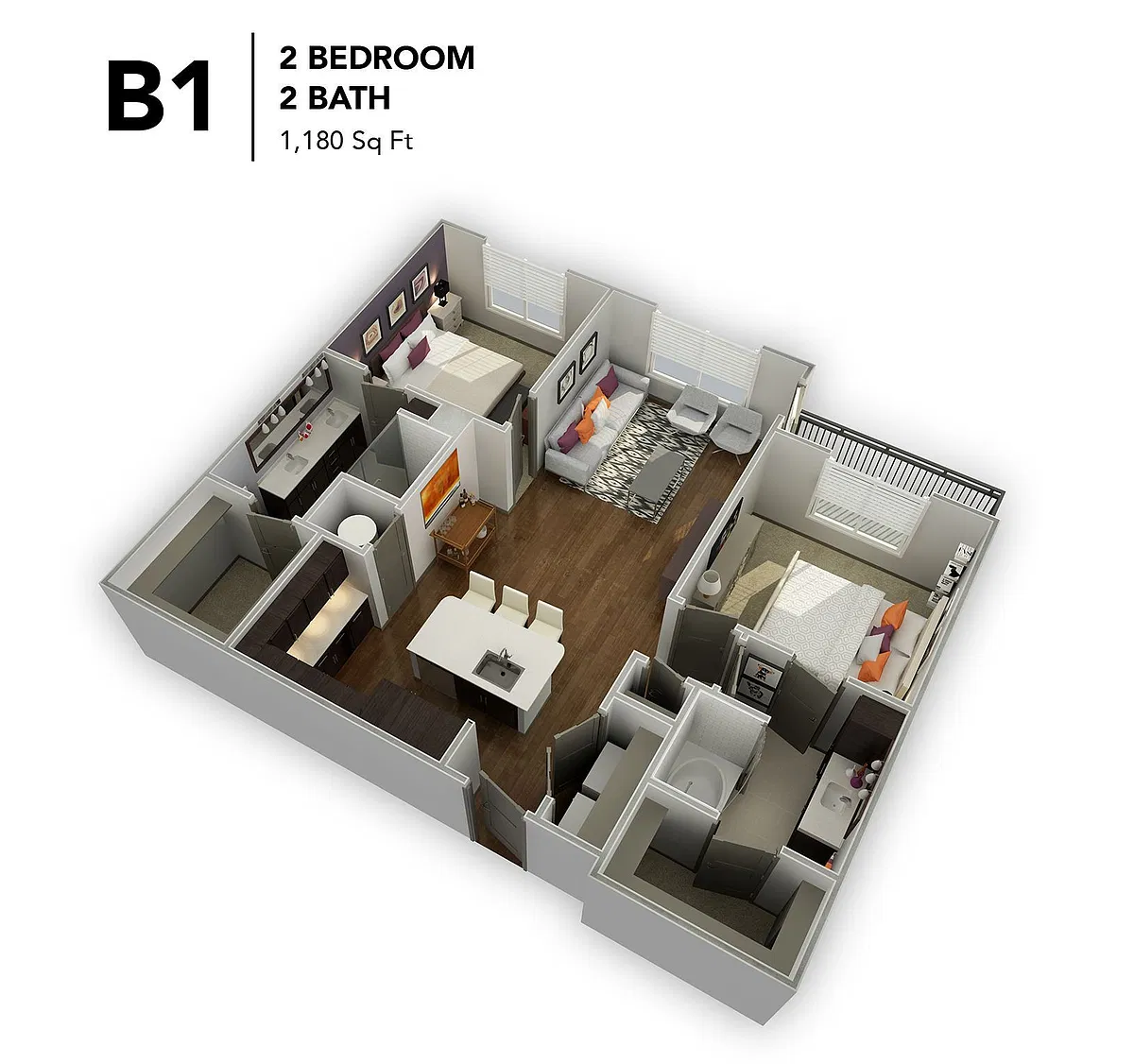 Floor plan B1