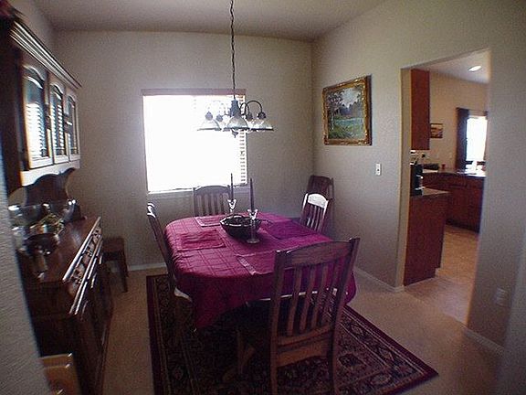 Dining room with access to kitchen