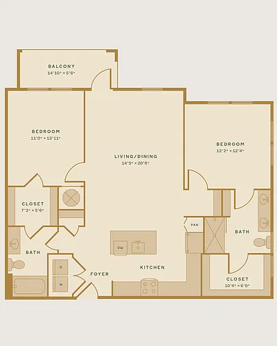 Floor plan Falcon