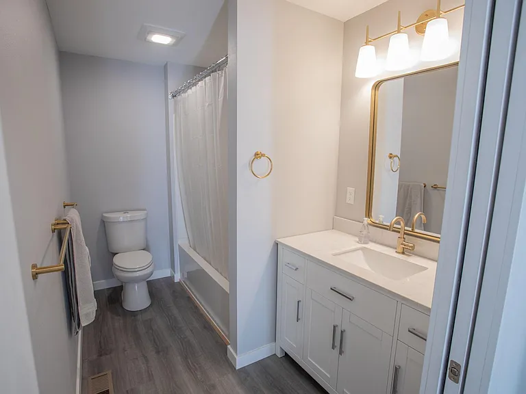 Lower Floor Guest Bathroom.