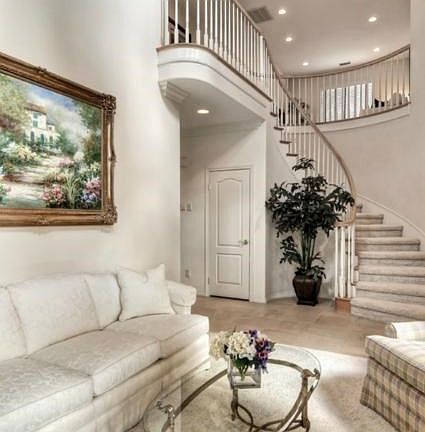 View toward formal entry