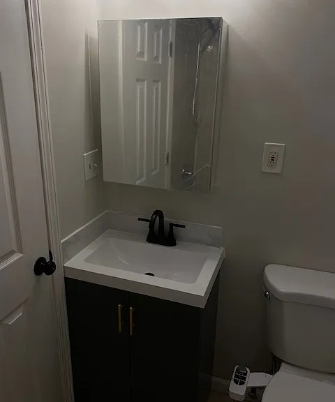 2nd Fl Full bath with new vanities, toilet and new bidet!