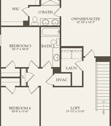 Second Floor 4 br 3 ba