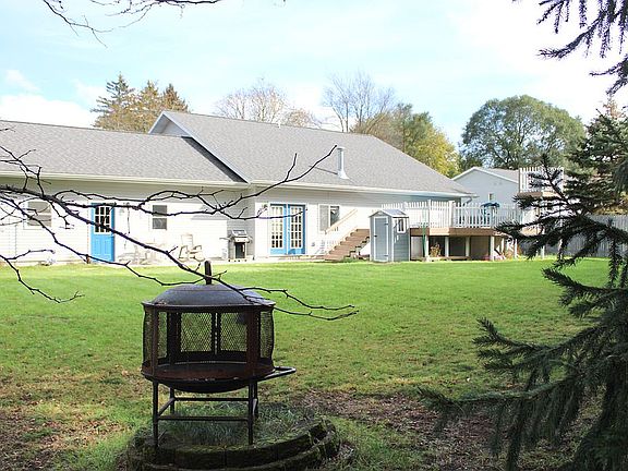 back view of the house