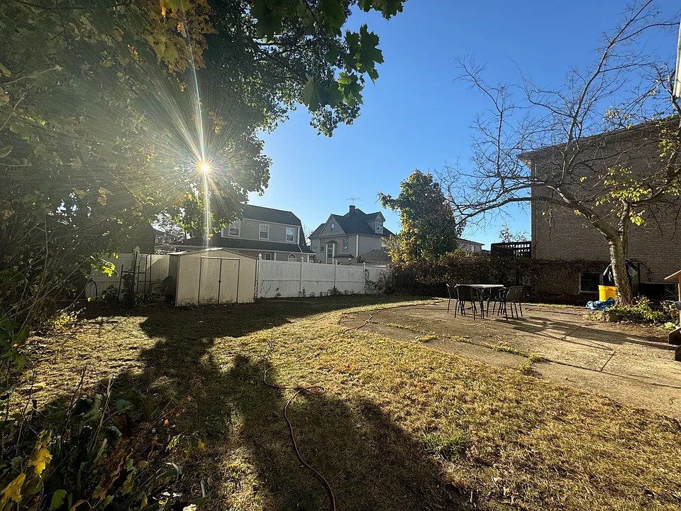 private backyard